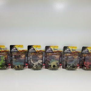 Jurassic World Dinosaurs set of 6 great for cake decorating